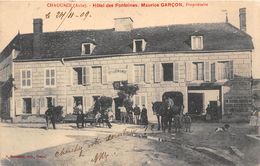 10-CHAOURCE- HÔTEL DES FONTAINES, MAURICE GARCON PROPRIETAIRE - Chaource