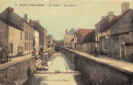 10-MUSSY-SUR-SEINE- LE CANAL- LES QUAIS - Mussy-sur-Seine