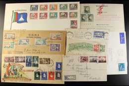 BRITISH AFRICA POSTAL HISTORY  1935-1980s COVERS & CARDS Accumulation In A Large Packet, Incl. Useful Range Of Rhodesia  - Altri & Non Classificati