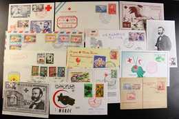 RED CROSS  1940's-2000's Interesting World (no Europe) Collection Of Philatelic Special Covers, First Day Covers & Cards - Non Classificati