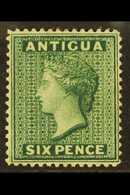 1884-87  6d Deep Green, Watermark Crown CA, Perf 14, SG 29, Fine Mint. For More Images, Please Visit Http://www.sandafay - Altri & Non Classificati