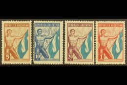 1952 ESSAYS  To Commemorate The "Shirtless Ones". 5c, 10c, 20c And 1p, Inscribed "PRO-MONUMENTO AL DESCAMISADO", MINT WI - Altri & Non Classificati