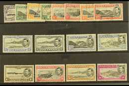 1938-53  Complete Definitive Set, SG 38/47, Very Fine Used. (16 Stamps) For More Images, Please Visit Http://www.sandafa - Ascensione