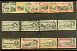 1938-53  Complete Definitive Set, SG 38/47, Very Fine Used. (16 Stamps) For More Images, Please Visit Http://www.sandafa - Ascension