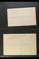 NEW SOUTH WALES  POSTAL STATIONERY 1880-1898 Fine Unused All Different Collection Of REGISTERED ENVELOPES. Strongly Repr - Altri & Non Classificati