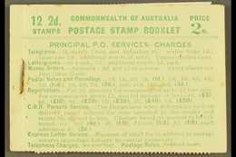 1930-30 RECONSTRUCTED BOOKLET  2s Green On Pale Green Booklet, SG SB25a, Contains 12 X 2d Stamps In Two Panes Of 6 Stamp - Altri & Non Classificati