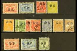 OFFICIALS  Mint And Used Selection Of Printed "OS" Overprints Incl 1931 Airs, Wmk CofA Set To 6d, 1s Green Etc. Cat £166 - Altri & Non Classificati