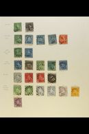 1855-1970 USED COLLECTION  Presented On Album Pages. Includes 1855-81 "Britannia" To Various 1s, 1892-1903 Seal Range To - Barbados (...-1966)