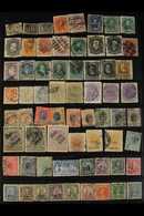 1844-1969 USED COLLECTION  On Stock Pages, Mostly All Different, Includes 1844-46 60r, 1866 To 500r, 1878-79 To 200r (x2 - Altri & Non Classificati