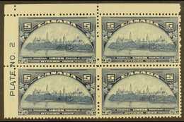 1933  5c Blue UPU Congress, SG 329, NHM Corner Plate Block (No 2). For More Images, Please Visit Http://www.sandafayre.c - Other & Unclassified