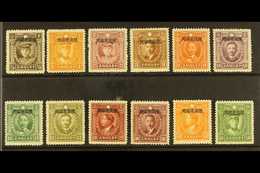 YUNNAN  1933-34 Martyrs Set Complete, SG 56/67, Very Fine Mint (12 Stamps) For More Images, Please Visit Http://www.sand - Altri & Non Classificati