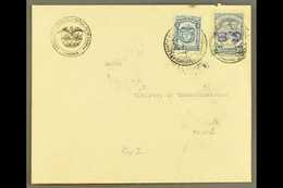 SCADTA  1924 Cover From England Addressed To Bogota, Bearing Colombia 3c And SCADTA 1923 30c With "G.B." Consular INVERT - Colombia