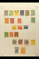 TELEGRAPHS  1892-1938 Mint Or Used Range Displayed On Album Pages, Includes 1892 Set To 5s, 1893 View Types Set Of Three - Ecuador