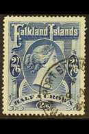 1898  2s6d Deep Blue, SG 41, Very Fine Used With Neat Corner "Port Stanley" Cds. For More Images, Please Visit Http://ww - Falkland