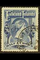 1898  2s6d Deep Blue, SG 41, Very Fine Used With Neat Corner "Port Stanley" Cds. For More Images, Please Visit Http://ww - Falkland Islands