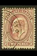 1904-12  2d Reddish Purple, SG 45b, Very Fine Used. A Lovely Example Of This Elusive Stamp. BPA Certificate. For More Im - Falkland