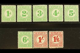 POSTAGE DUES  1940 Complete Set, SG D11/18, Fine Mint, Very Fresh. (8 Stamps) For More Images, Please Visit Http://www.s - Fiji (...-1970)