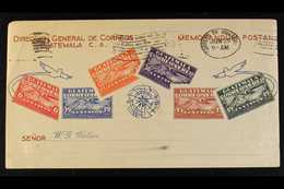 1930 AIRMAIL LETTER SHEET  A Scarce Illustrated Airmail Letter Sheet (H&G FG1) Which Was Issued To Publicize The Inaugur - Guatemala