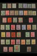 NABHA  1885-1937 MINT COLLECTION Presented On A Pair Of Stock Pages. Includes 1885 ½a, 1a & 2a, 1885-1900 Red Opt'd Set  - Altri & Non Classificati