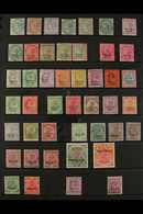 PATIALA  1884-1937 MINT COLLECTION Presented On A Stock Page. Includes 1884 Red Overprinted Set (less 8a) The 4a With Tr - Altri & Non Classificati