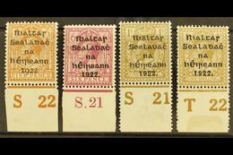1922-23 CONTROLS  Dollard 5d "S22", Thom 6d "S21", 1s "S21" (perf), Thom Wide 1s "T22" (perf, Light Crease), Fresh Mint. - Altri & Non Classificati