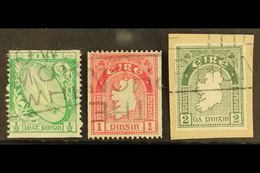1934 COIL STAMPS  ½d, 1d And 2d, SG 71a, 72c, 74a, Fine Slogan Cancels Used. (3) For More Images, Please Visit Http://ww - Altri & Non Classificati