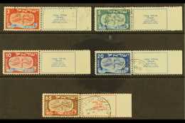 1948  New Year Complete Set With Tabs (Bale 10/14, SG 10/14), Fine Used, Fresh. (5 Stamps) For More Images, Please Visit - Other & Unclassified