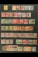 1860-1958 MINT & USED RANGES  On Stock Pages, Inc 1850-70 4d Used, 1938-52 Vals To 10s Both Perf Types NHM And Set Used, - Giamaica (...-1961)