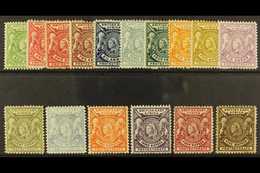 1896-1901  Complete Definitive Set, SG 65/79, Mint, A Few With Faults But Includes Two Shades Of The 1a. (15 Stamps)  Fo - Vide