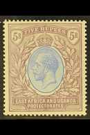 1912-21  5r Blue And Dull Purple, Watermark Multi Crown CA, SG 57, Fine Mint. For More Images, Please Visit Http://www.s - Vide
