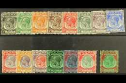 1936-37  Complete KGV & Palms Set, SG 260/274, Fine Mint. (15) For More Images, Please Visit Http://www.sandafayre.com/i - Straits Settlements