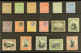 1930  Inscribed "POSTAGE & REVENUE" Complete Set, SG 193/209, Fine Mint. (17 Stamps) For More Images, Please Visit Http: - Malta (...-1964)