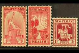 1932-34  Health Stamps Complete, SG 552, 553 And 555, Never Hinged Mint. (3 Stamps)  For More Images, Please Visit Http: - Altri & Non Classificati