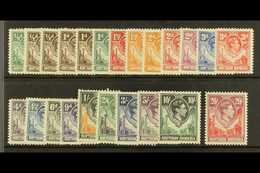 1938-52  Geo VI Set Complete, SG 25/45, Plus Additional ½d Perf Change, And 1d Shade, Very Fine Mint. (23 Stamps) For Mo - Northern Rhodesia (...-1963)