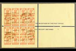 1948  (8 Apr) 4½a Registered Stationery Envelope With "PAKISTAN" Nasik Overprint (26¼ X 3mm), On Reverse A Spectacular F - Pakistan