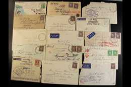 WW2 AUSTRALIAN FORCES - A.I.F. FIELD P.O. DATESTAMPS  A Fine Collection Of Covers (couple Of Fronts) Back To Australia,  - Papua Nuova Guinea