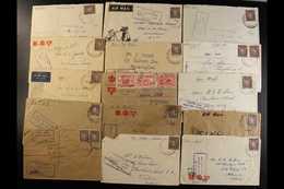 WW2 AUSTRALIAN FORCES - AUST ARMY DATESTAMPS  A Fine Collection Of Covers Back To Australia, Bearing Australian KGVI Sta - Papua New Guinea