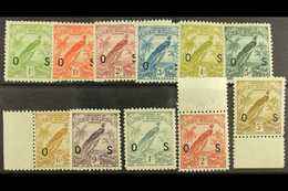 1931 OFFICIAL  Complete Set, SG O31/41, Fine Mint. (11) For More Images, Please Visit Http://www.sandafayre.com/itemdeta - Papua Nuova Guinea