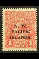NWPI  1915-16 1d Carmine-red Die II Overprint, SG 67c, Fine Mint, Fresh. For More Images, Please Visit Http://www.sandaf - Papua Nuova Guinea