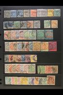 1892 - 1909 USED SELECTION  Attractive Range With Many High Values Including 1892 Arms Set To 10s Green Complete, 1892 B - Altri & Non Classificati