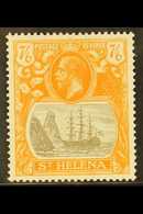 1922-37  7s6d Grey Brown & Yellow Orange, SG 111, Very Fine Mint For More Images, Please Visit Http://www.sandafayre.com - Isola Di Sant'Elena