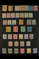 1869-1947 ALL DIFFERENT MINT COLLECTION  Presented On A Series Of Stock Pages. Includes 1869-75 Complete, 1888-97 No Wmk - Sarawak (...-1963)