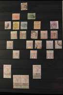 1874-1966 MINT & USED ACCUMULATION   with Good QV Including 1872 1d Wmk Sideways Mint, KEVII Range To 1s Mint & 2s Used, - Sierra Leone (...-1960)