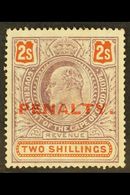 CAPE OF GOOD HOPE  REVENUE - 1911 2s Purple & Orange, Ovptd "PENALTY" Barefoot 4, Never Hinged Mint. For More Images, Pl - Unclassified
