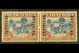 OFFICIAL  1930-47 2s6d Blue & Brown With DIAERESIS VARIETY Over Second "E" In "OFFISIEEL" On English Stamp, SG.O19c, Nev - Non Classificati