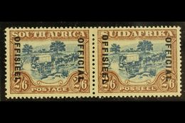 OFFICIALS  1930-47 2s6d Blue & Brown, DIAERESIS Over Second "E" Of "OFFISIEEL" On English Stamp Only, SG O19c, Gum Thin  - Non Classificati