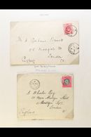 1902-14 COVERS AND CARDS COLLECTION  A Commercially Used Assembly Of Covers And Cards Bearing Stamps Of Lagos Or Souther - Nigeria (...-1960)