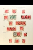 KING GEORGE V POSTMARKS AND COVERS COLLECTION  1914-28 Collection Of Identified Postmarks (mostly On Piece) And Covers W - Nigeria (...-1960)