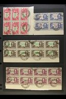 1935 SILVER JUBILEE  All Four Values In Blocks, Includes 1d In Corner & IMPRINT Blocks Of 6, 2d In Irregular IMPRINT Blo - Southern Rhodesia (...-1964)