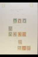 TELEGRAPH PUNCH STAMPS  1870 - 1899 Fine Chiefly Unused Collection Of "Taladros" With 1870 Vals To 2e, 1872 To 4p, 1873  - Altri & Non Classificati